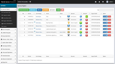 Teknik Servis Yönetim Yazılımı V2